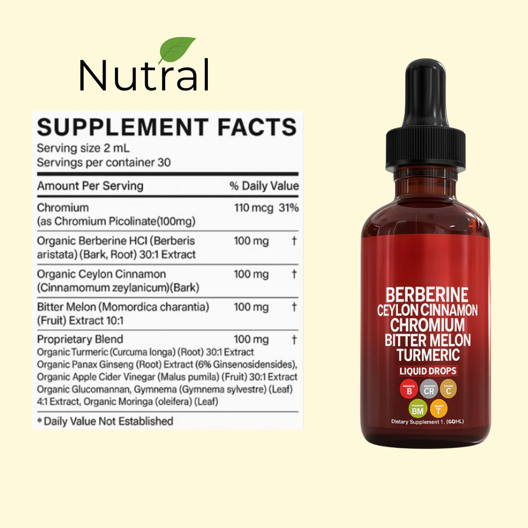 Berberine Cinnamon Blood Sugar Regulator